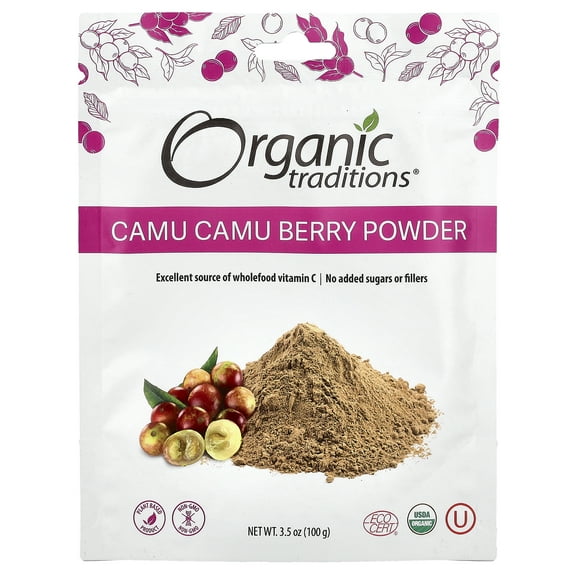 Organic Traditions Camu Camu Berry Powder 3.5 oz Pkg