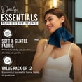 thumbnail image 6 of RIVERSIDE 12 Pack Cotton Face Towels 12x12 Ultra Soft & Absorbent Wash Cloths for Gym and Spa - Dark Blue, 6 of 9