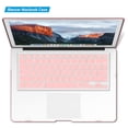 thumbnail image 6 of IBENZER Compatible with MacBook Air 11 Inch Case A1370 A1465, Hard Shell Case with Keyboard Cover & Screen Protector for Mac Air 11, Rose Quartz, W-A11-RQ+1, 6 of 10