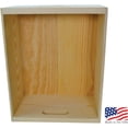 thumbnail image 3 of Wooden Pine Box with Handholes, 3 of 5