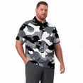 thumbnail image 5 of Sewkxo Men's Big and Tall Polo Shirts UPF 50+ Casual Work Quick Dry Short Sleeve Collared Golf Shirt（XL-8XL）,Dark Gray 2XL, 5 of 7