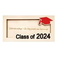 thumbnail image 3 of YAOMOBB Graduation Money Clip Graduation Money Holder Wooden Class of Graduates Cash Storage Envelope Photo Frame, 3 of 7