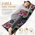 thumbnail image 7 of Fuzoiu Snake And Flower Print Body Pillowcase 20x54 in,Long Pillow Case, Microfiber Body Pillow Cover, Soft and Breathable Pillowcase, 7 of 7