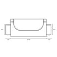 thumbnail image 2 of Organizer Large Holder Small Easy Installation Black, 2 of 8
