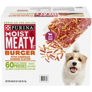 Purina Moist & Meaty Dog Food, Burger with Cheddar Cheese Flavor (6 oz., 60 ct.)