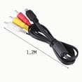 thumbnail image 4 of Audio Cable, Durable Cable, USB Black 3.94FT For Computer Desktop TV Camera, 4 of 8