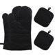 thumbnail image 1 of Manoplas de horno de silicona de algodón Guantes de barbacoa antideslizantes resistentes al calor Cocina yeacher  Guantes de cocina, 1 of 7