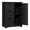 Black, variant on Bathroom Storage Cabinet with 4 Drawers and 1 Cupboard, Entryway Home Decor Furniture Towels Storage Organizer Unit, White