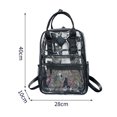 thumbnail image 3 of Kids Transparent Backpack Lightweight School Bookbag Large Capacity Durable Shoulder Bag For Stadium Outdoor Activities, 3 of 5