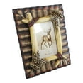 thumbnail image 2 of Rustic Western Galvanized Metal Buckhorn Stag Deer Antlers 4"X6" Photo Frame, 2 of 5