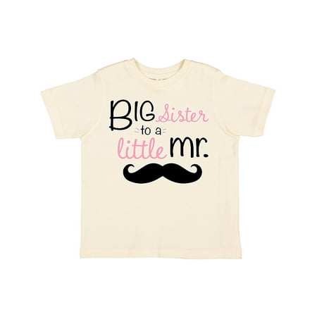 

Inktastic Big Sister to a Little Mr. Gift Toddler Toddler Girl T-Shirt