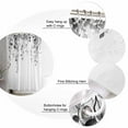 thumbnail image 5 of Extra Long Shower Curtain 72x84 Inch, Grey Eucalyptus Leaves Shower Curtain Waterproof Bathroom Decor Summer Botanical Farmhouse Fabric Bath Curtain Set Accessories with Hooks, 5 of 6
