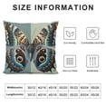 thumbnail image 5 of Nawypu Butterfly Decorative Throw Pillow Covers, Beautiful Craftsmanship of Monarch Butterfly Symmetrically, 5 of 5