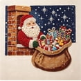 thumbnail image 3 of Qocolcyl Christmas Pearl Bead Art DIY Set for Beginners,Holiday Craft Kit with Printed Canvas, Plastic Beads & Complete Tools, Festive Angel Santa Tree House Designs, Family DIY Wall Art Holiday Gift, 3 of 8