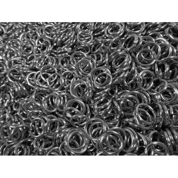 Chainmail Joe 1/2 Pound Silver Anodized Aluminum Jump Rings 14G 5/16" ID (850 Rings)
