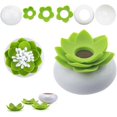 thumbnail image 4 of 2pcs Lotus Cotton Swab Holder, Toothpicks Can, 4 of 5