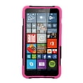 thumbnail image 3 of For Nokia Lumia 640 XL (AT&amp;amp;amp;amp;T/MetroPCS/T-Mobile) - HYBRID PC/SC Combo Cover w/ Kickstand - Hot Pink HYBTB, 3 of 7