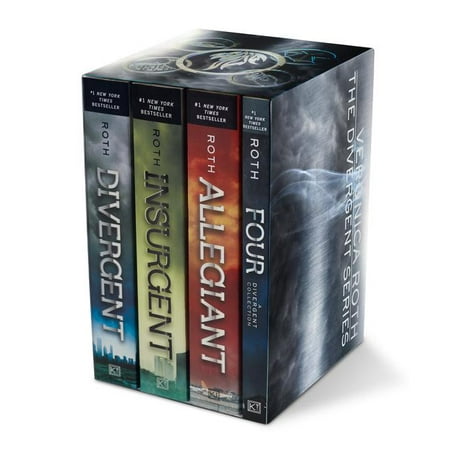 Divergent Series Set : Divergent, Insurgent, Allegiant, (Best Teen Novel Series)