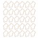 thumbnail image 3 of Moldes Para Hallazgos De Joyería DIY, Colgantes De Dijes De Bisel Abierto Colgantes De Molde De Marco En Blanco Hermosos 30 Uds Para Compañeros De Clase Para Fiesta ANGGREK Otros, 3 of 8