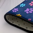 thumbnail image 4 of DouZhe Cute Pet Dog Cartoon Paw Pattern Area Rugs Non-Slip Machine Washable Floor Mat, Style Carpet Doormat, 63x48 inches, 4 of 6