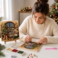 thumbnail image 4 of 2026 New Christmas Diamond Painting Suncatcher Kit, Acrylic DIY Diamond and Pearl Art Painting, Crystal Art Hanging Ornament Kit, Xmas Decorations for Home Wall Decor and Gift, 4 of 4