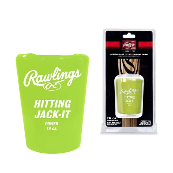 Rawlings Baseball/Softball Hitting Jack-It Training Bat Weight - 16 oz. (Green)