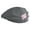 Slate, variant on Great Job Embroidered Men's Linen Ivy Cap - Khaki S-M