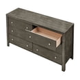 thumbnail image 2 of Glory Furniture Burlington 6-Drawers Bedroom Dresser in Gray, 2 of 8