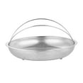 thumbnail image 4 of Steamer Basket Veggie Steamer Basket Kitchen Accessory Round Large Capacity Stainless Steel Steaming Basket for Fish Dumpling S Inner Handle, 4 of 8