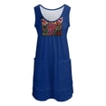 thumbnail image 2 of Mola de Panama Sleeveless U-Neck Fake Two Piece Dress birthday dresses for women Woman fashion Dress for girls, 2 of 6