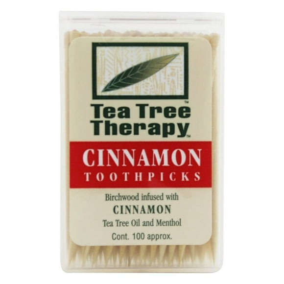 Tea Tree Therapy - Tea Tree Toothpicks cinnamon - 100 Pick(s)