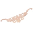 thumbnail image 4 of Apliques de madera exquisitos y elegantes, estilo europeo, madera de goma, pieza larga de flores, decoración del hogar, accesorios tallados, 4 of 5
