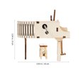 thumbnail image 2 of FONDOTIN 1Piece Diy Handcrafted Assembling Piano Musical Box Iron Wood Material Plaything, 2 of 5