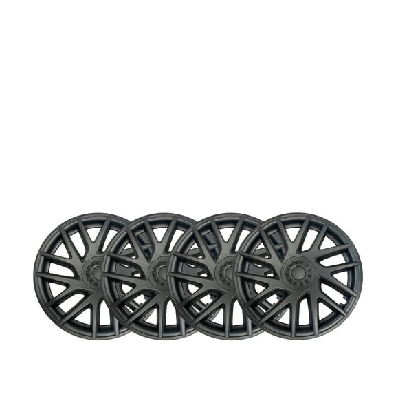Set 4 Wheel Covers Refresh Edition Hubcaps Gunmetal Gray For 2023-2025 Tesla 3 18 inch