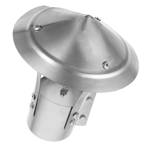 Tineasur Stainless Steel Chimney Stove Cap Durable Rainproof Vent Cover for Home