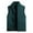 Green, variant on ZUKMRJPC Men's Winter Vest Outerwear Full Zip Stand Collar Solid Color Texture Cotton Vest Casual Fleece Lined Warm Work Vest with Pockets