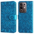 thumbnail image 1 of Funda tipo cartera GANGXUN para Vivo Y29 4G , diseño girasol, cuero PU, soporte, cierre magnético, tarjetero, 1 of 5