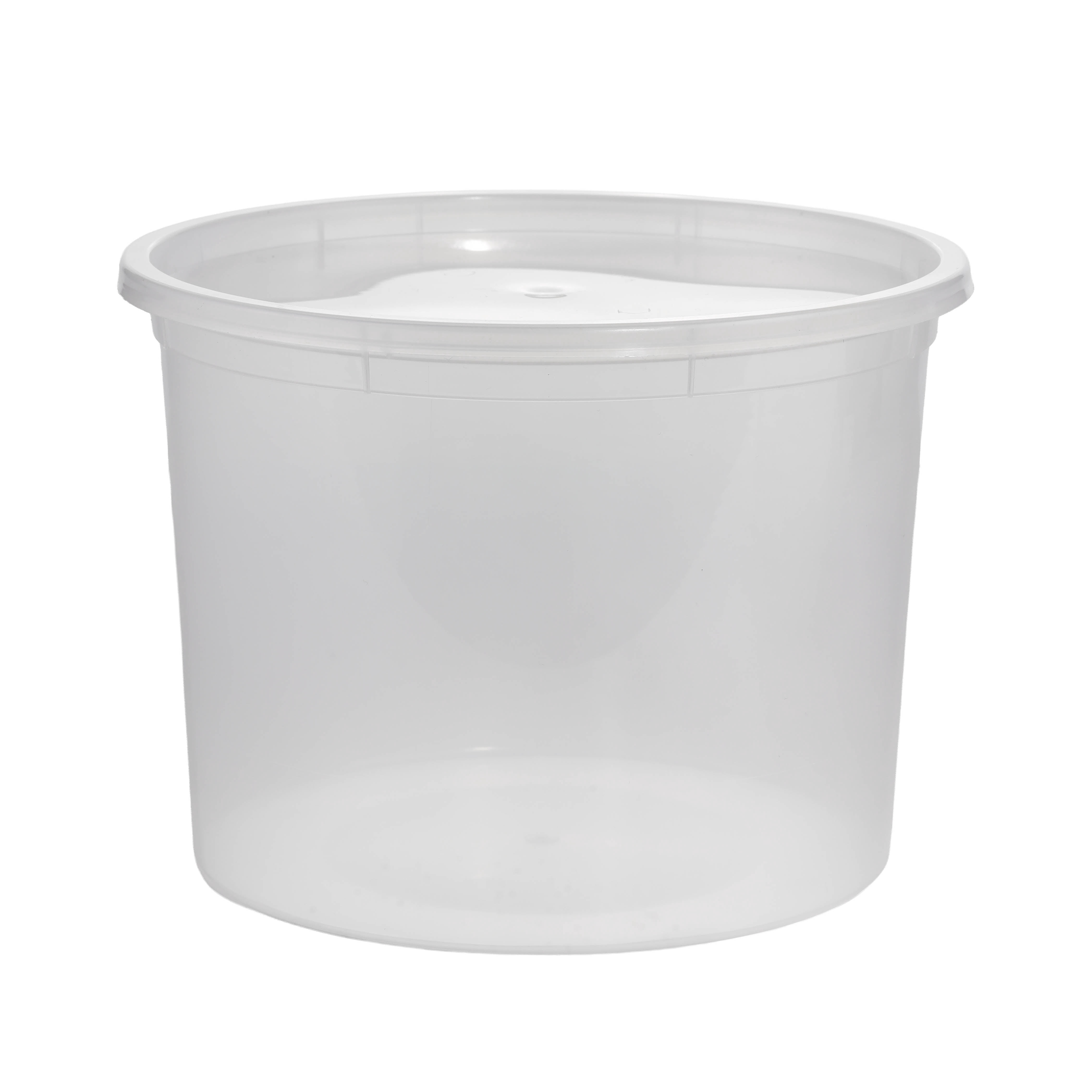 (4 pack) Mainstays 16 Piece 64 oz Plastic Deli Container, Designed to Help with Pantry Storage and Everyday Organization