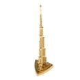 thumbnail image 4 of TISHITA Golden Burj Khalifa Statue Alloy World Landmark Building Model Figurine , Party, 4 of 8