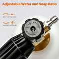 thumbnail image 5 of AstroAI Foam Cannon Heavy Duty Car Foam Blaster Wide Metal Neck Bottle Adjustable Snow Foam Lance for Pressure Washer with 1/4" Quick Connector and 1.5 L Bottle, 5 of 6