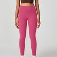 thumbnail image 2 of Womens Workout Leggings No Front Seam High Waist Stretchy Soft Yoga Pants Gym Casual Long Pants M, 2 of 6