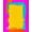 Multicolor Yellow Orange Teal Pink, Pattern 1, variant on ODIKA Abstract Pink Pastel Shapes Doodle Border Squiggles Orange Pet Friendly & Kids Safe for Bedroom, Bedside, Nursery