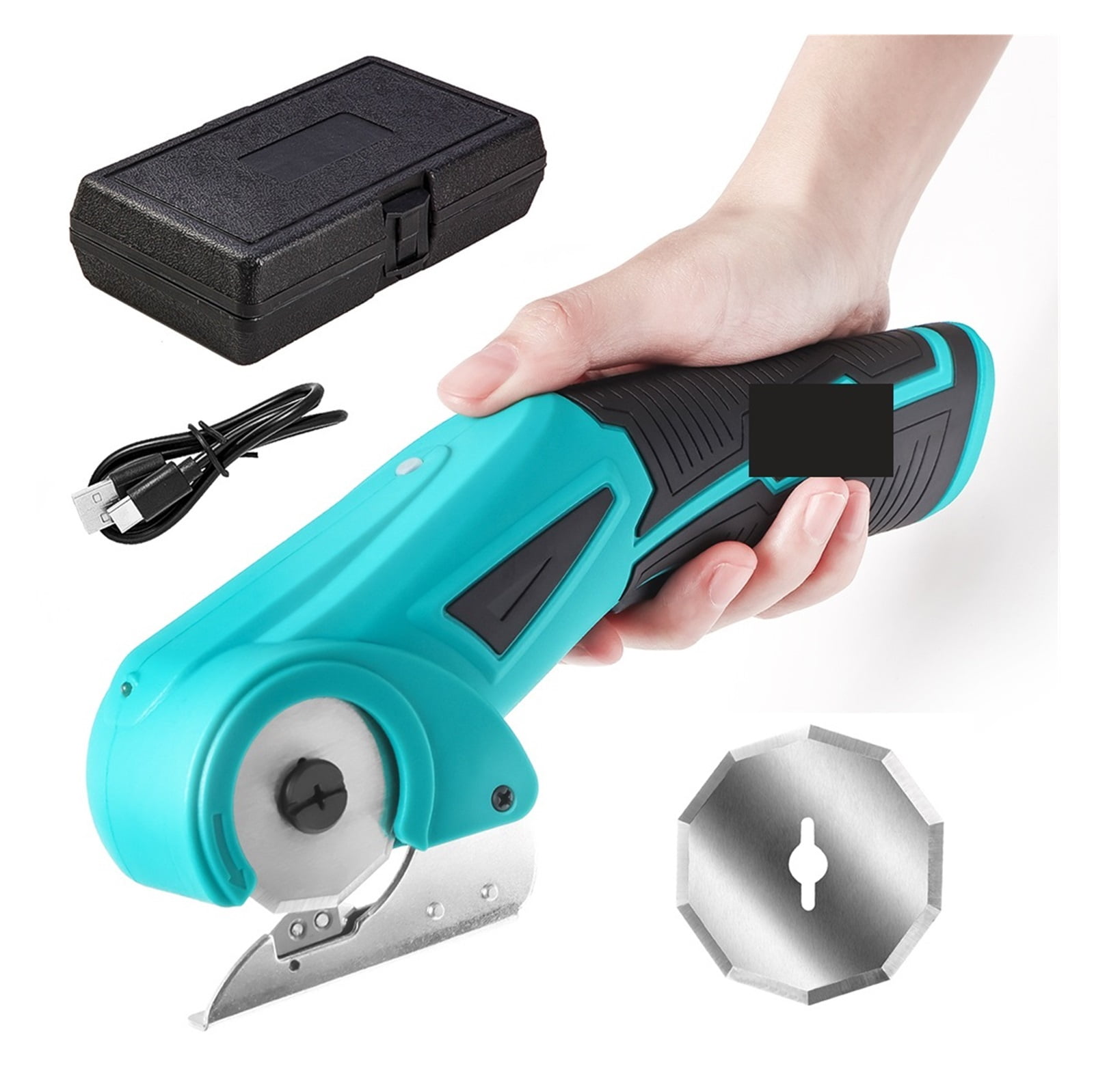 4V Cordless Electric Scissors, Home Electric Trimmer, Sewing Scissors, Tufting Scissors, USB Charging, DIY Leather Cutting Tools