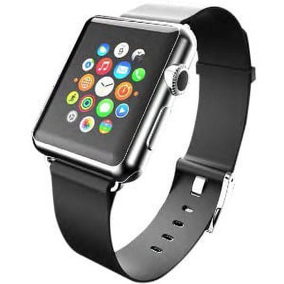Incipio Premium Leather Apple Watch Band (42mm) - Chestnut Brown / Silver