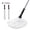 White, variant on Eyliden Cotton Twist Mop with Washable and Reusable 2 Heads, 57.5 in Long, Gray Color