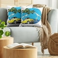 thumbnail image 5 of Ambesonne Colorful Throw Pillow Cover 2 Pack, Nostalgic Chevy Car, 24", Multicolor, 5 of 7