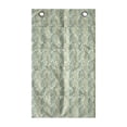 thumbnail image 1 of Leaf Hanging Pocket Organizer, Nature Themed Pattern of Jungle Leaves Illustrated in Pastel Tones Concept, Printed Polyester Storage Bag with Pockets, 21" x 31", Peacock Green, 1 of 2
