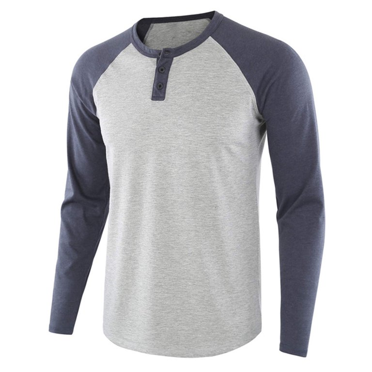 Henley clearance baseball tee