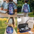 thumbnail image 3 of Yspwyqan Girls Backpack Set, Galaxy Wolf 4 Piece School Backpack with Lunch Box Pencil Case, 17 Inch Fashionable Bookbag for Middle High School Hiking, 3 of 7