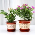 thumbnail image 2 of Thickened Plastic Flower Pots | Bonsai Orchid Money Tree Planters | Heavy-Duty Indoor Outdoor Garden Pots for Home Balcony Decor, 2 of 6